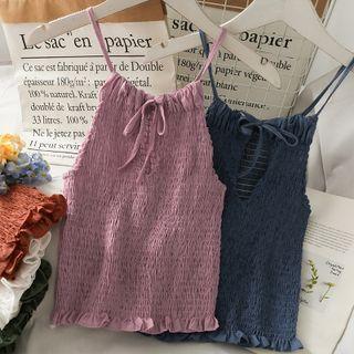 Reversible Smocked Tank Top In 9 Colors