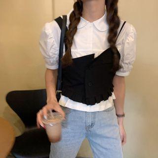 Puff-sleeve Blouse / Camisole Top