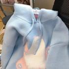 Knit Hoodie Blue - One Size