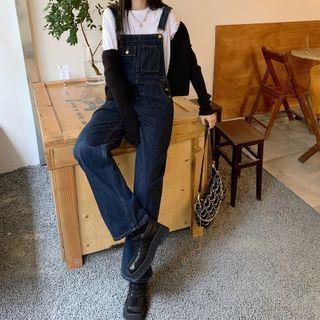 High-waist Straight Cut Jumper Pants