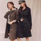 Hidden-button Boxy Shirtdress