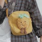 Pineapple Doll Canvas Crossbody Bag