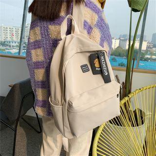 Lettering Charm Backpack