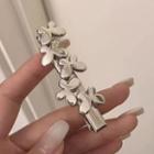 Butterfly Alloy Hair Clip Silver - One Size