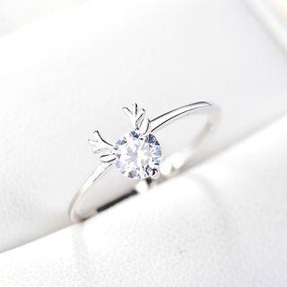 Deer Ring White - One Size
