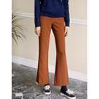 Hidden-hook Boot-cut Dress Pants