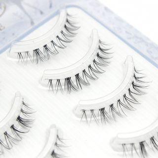 False Eyelashes - 716 Set Of 5 Pair - Black - One Size
