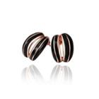 Fashion Plated Rose Gold Geometric Stud Earrings Rose Gold - One Size