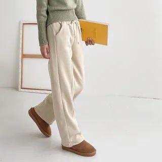Seam-front Sweat Pants