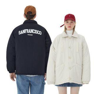 Couple Matching Sanfrancisco Lettering Jacket