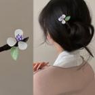Floral Hair Stick 2834a - White - One Size