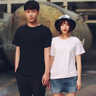 Couple Matching Short-sleeve Round Neck T-shirt