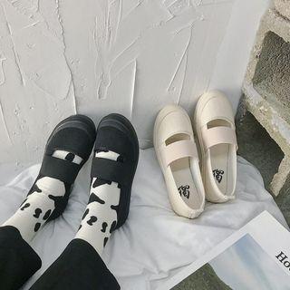 Canvas Elastic Band Sneakers