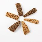 Leopard Print Chenille Hair Clip (various Designs)
