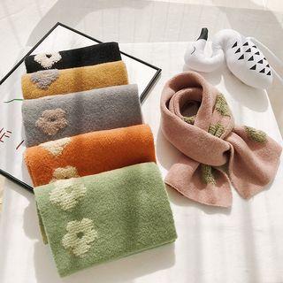 Flower Knit Scarf