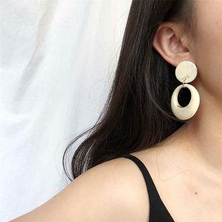 Resin Hoop Earring