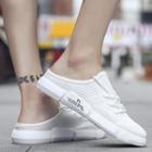 Perforated Sneaker Mules