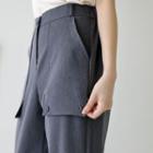 Flap-pocket Relaxed-fit Pants