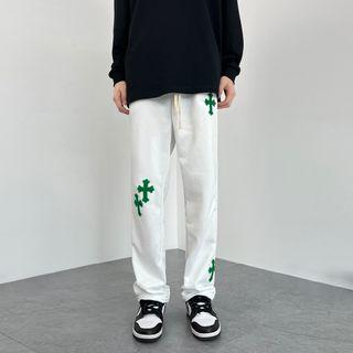 Cross Straight Leg Sweatpants