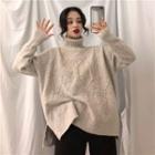 Turtle-neck Sweater As Shown In Figure - One Size