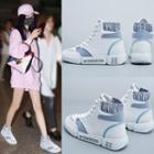 Color Block High-top Sneaker