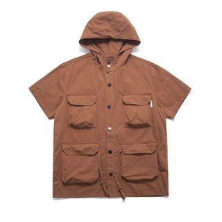 Short-sleeve Cargo Hoodie
