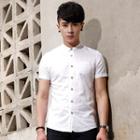 Short-sleeve Linen Shirt