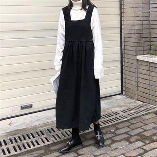 Pinafore Midi Dress