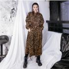 Leopard Midi Shirt Dress