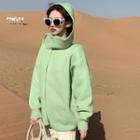 Plain Loose-fit Sweater / Plain Shawl