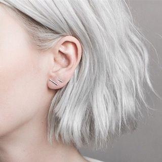 925 Sterling Silver Bar Earrings
