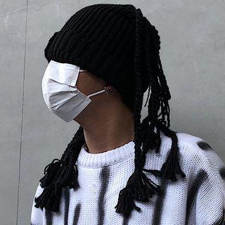 Tassel Knit Beanie As Shown In Figure - One Size