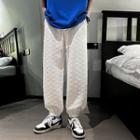 Heart Jacquard Sweatpants