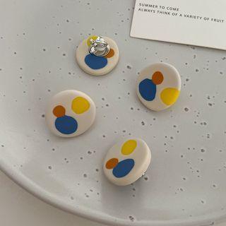 Print Acrylic Disc Earring