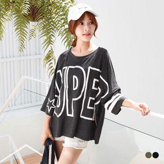Graphic Poncho T-shirt