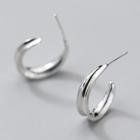 Sterling Silver Open Hoop Earring 1 Pair - S925 Silver - Earrings - Silver - One Size