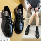 Low-heel Lace-up Oxford Shoes