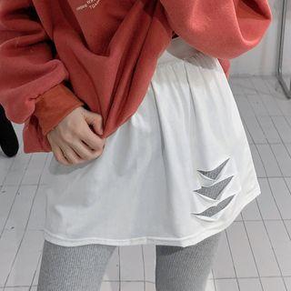 Plain Mock T-shirt Hem