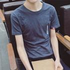 Zip Short-sleeve T-shirt