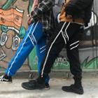 Lettering Couple Matching Pants