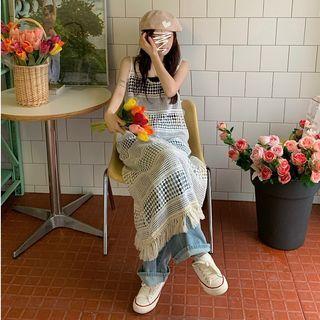 Sleeveless Perforated Dress / Camisole Top