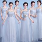 Plain Maxi Bridesmaid Dress