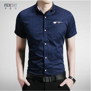 Dotted Short-sleeve Shirt