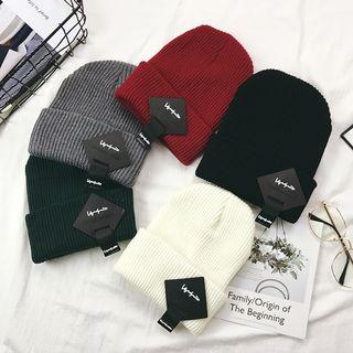 Applique Rib Beanie