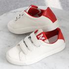 Self-fastener Contrast-panel Sneakers