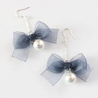 Bow Pearl Earring
