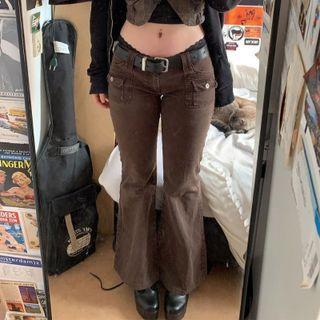 Low Waist Boot-cut Pants