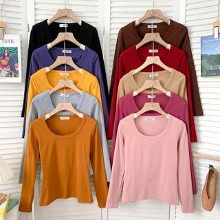 Basic Slim-fit Crop T-shirt In 12 Colors