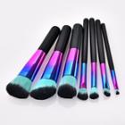 Set Of 7: Iridescent Makeup Brush Tm075 - Set Of 7 - As Shown In Figure - One Size