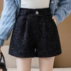 Corduroy Shorts / Knit Top